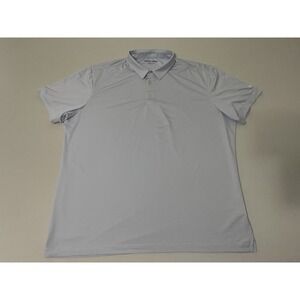 Mizzen + Main Polo shirt‎ mens XL Classic Blue Stripe Versa  Performance Stretch